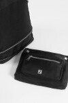 Mochila shopper con bolsillo removible negro