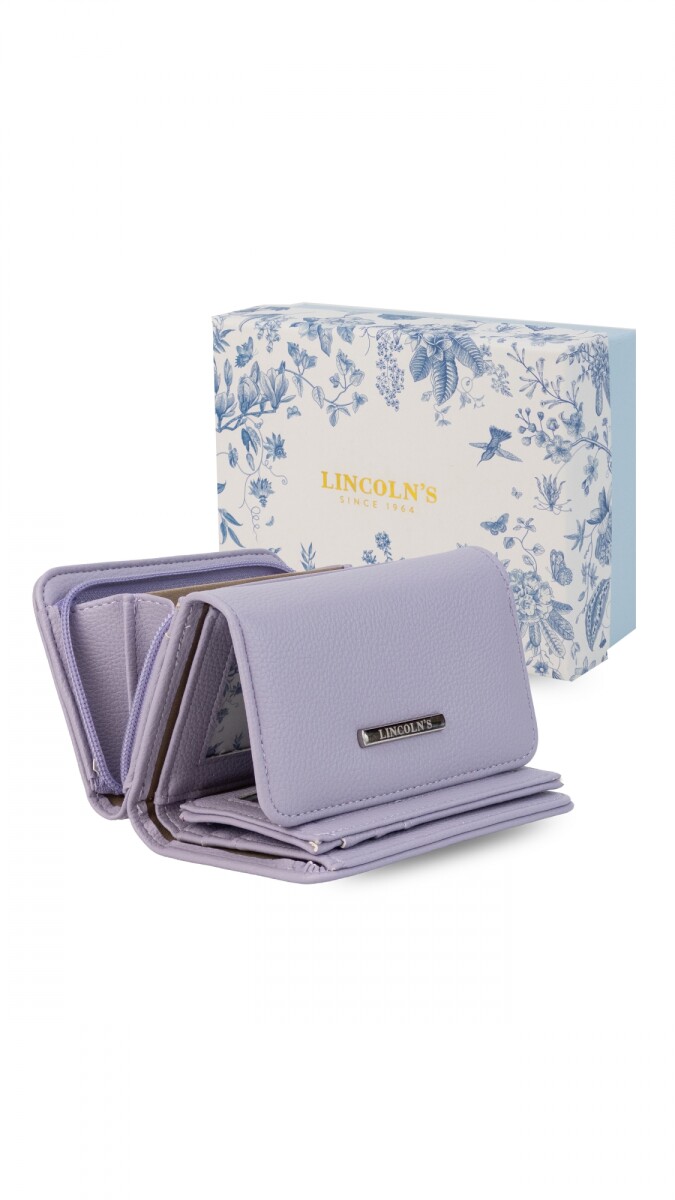 BILLETERA GLICINA - LILA 