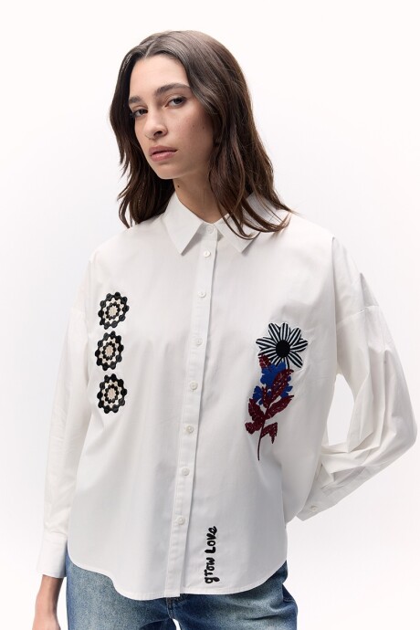 Camisa Margarita Blanco