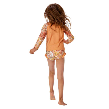 Lycra Rip Curl Wanderer Girl Estampado Naranja