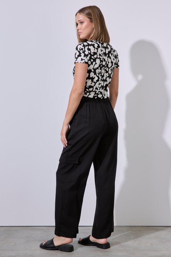 Pantalon Cargo NEGRO