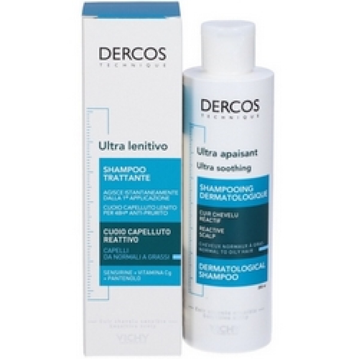 Vichy Dercos Ultra Calmante Cabello Normal A Graso 200ml – Champú Suave