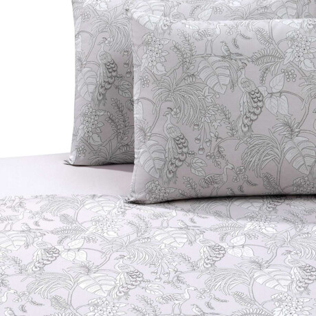 Juego Sábanas Queen Size Dohler 130 Hilos 100% Algodón Pluma