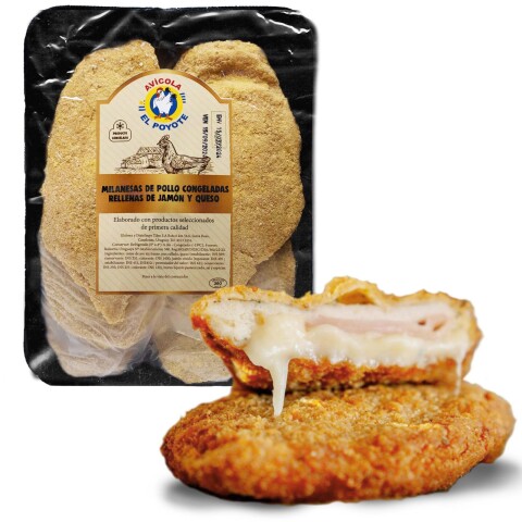 Milanesas de Pollo con Jamón y Queso El Poyote 1Kg Milanesas de Pollo con Jamón y Queso El Poyote 1Kg