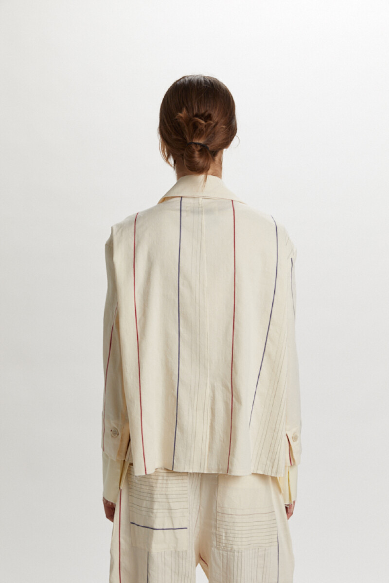CHAQUETA CUTTED Manteca