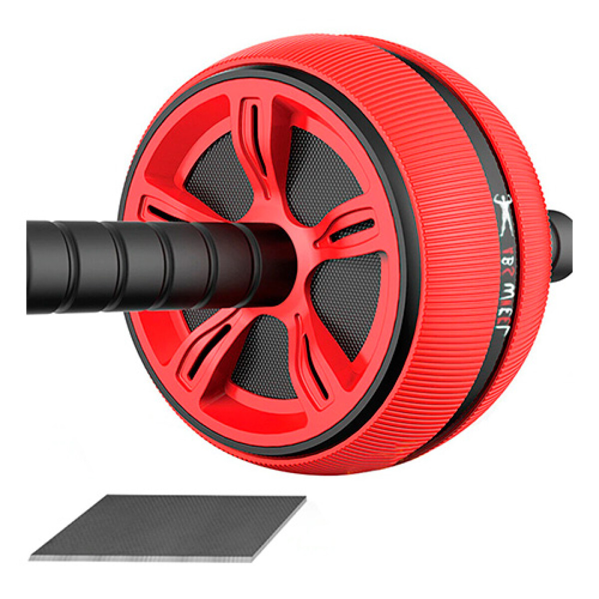 Rueda Abdominal Ab Roller 9 cm X 14 cm - ROJO 