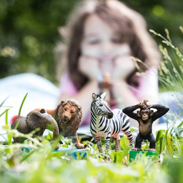 Figura Juguete Schleich Safari Leon Cebra Elefante Mono Figura Juguete Schleich Safari Leon Cebra Elefante Mono