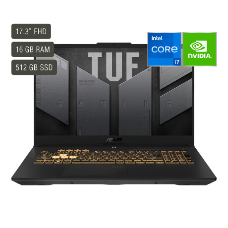 Notebook Gamer Asus Tuf 17,3'' Core I7 16GB 512GB WIN11 RTX4060 001
