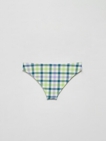 Bombacha bikini Estampado- Cuadros