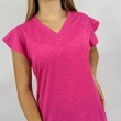 T-SHIRT SLOWLY C260 FUCSIA