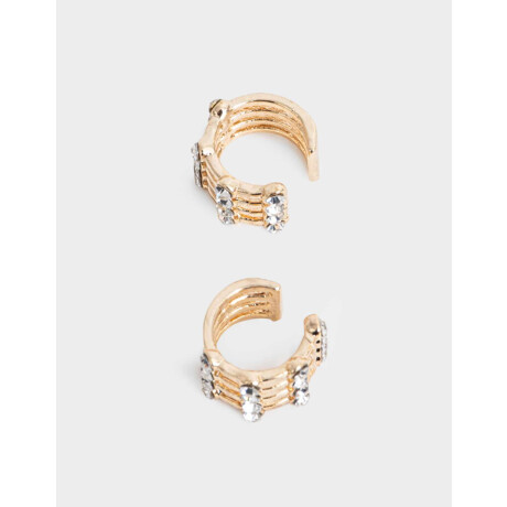 Bijou Cuff Con strass Dorado