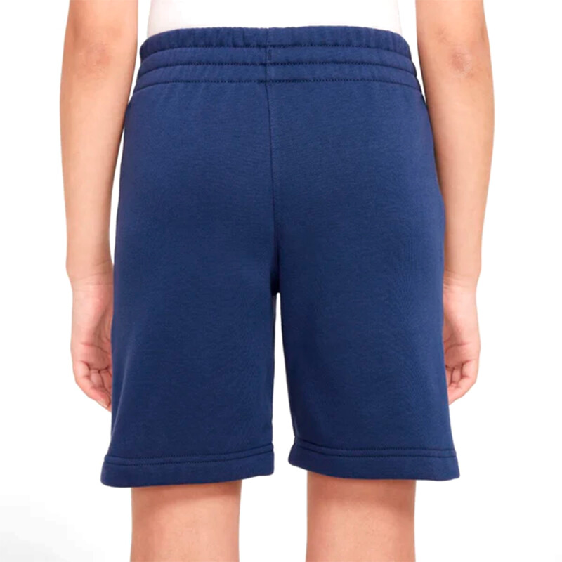 Short NIKE CLUB FT HBR MC de Niños - HJ3135-410 Marino