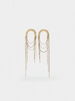 Pendientes Largos Cascada dorado