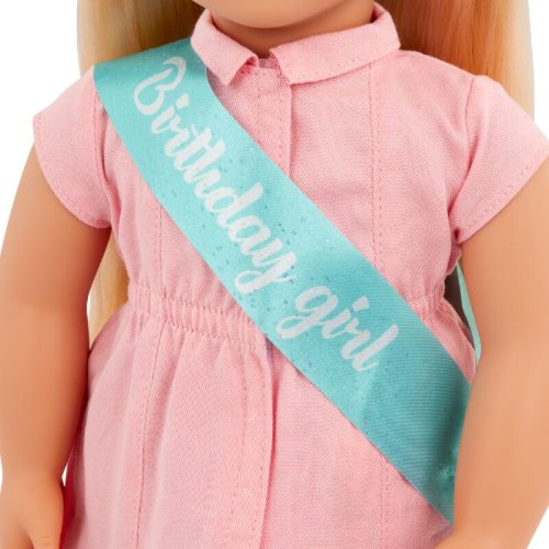 MUÑECA CUMPLEANERA VESTIDO ROSA - BRENNA Muñeca Cumpleanera Vestido Rosa - Brenna