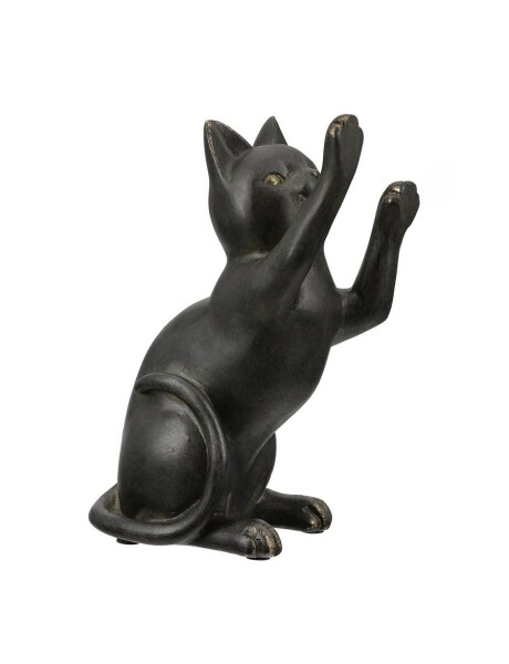 SUJETALIBROS GATO DE RESINA 13x8x19CM NEGRO SUJETALIBROS GATO DE RESINA 13x8x19CM NEGRO