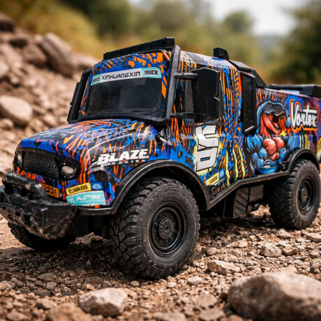 Camión a Control Remoto Vagrant Con Luces y Sonido Azul