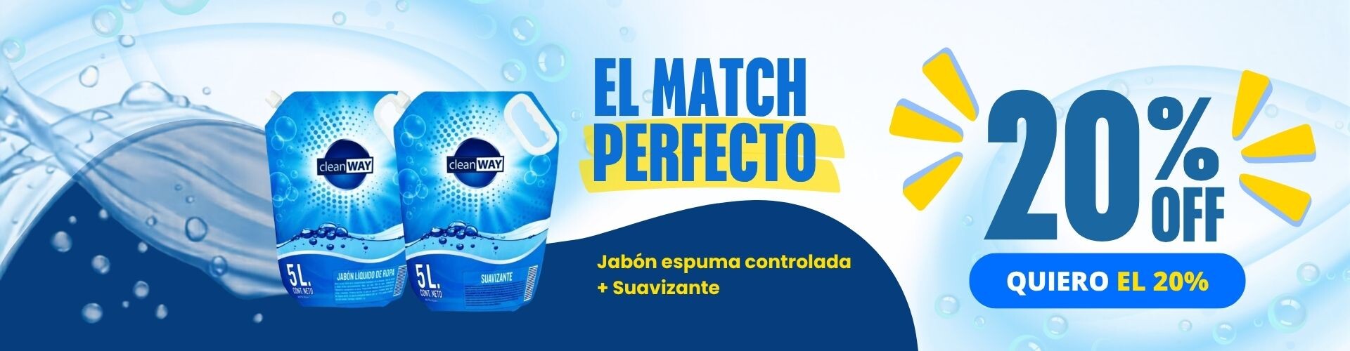 Jabon + Suavi 20% OFF