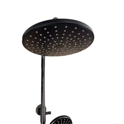 Barral de ducha monocomando Exterior con transferencia Blaster Negro Mate Barral De Ducha Monocomando Exterior Con Transferencia Blaster Negro Mate