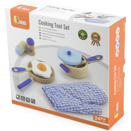 Mi Primer Set De Cocina Celeste De Madera Para Niños Viga Mi Primer Set De Cocina Celeste De Madera Para Niños Viga