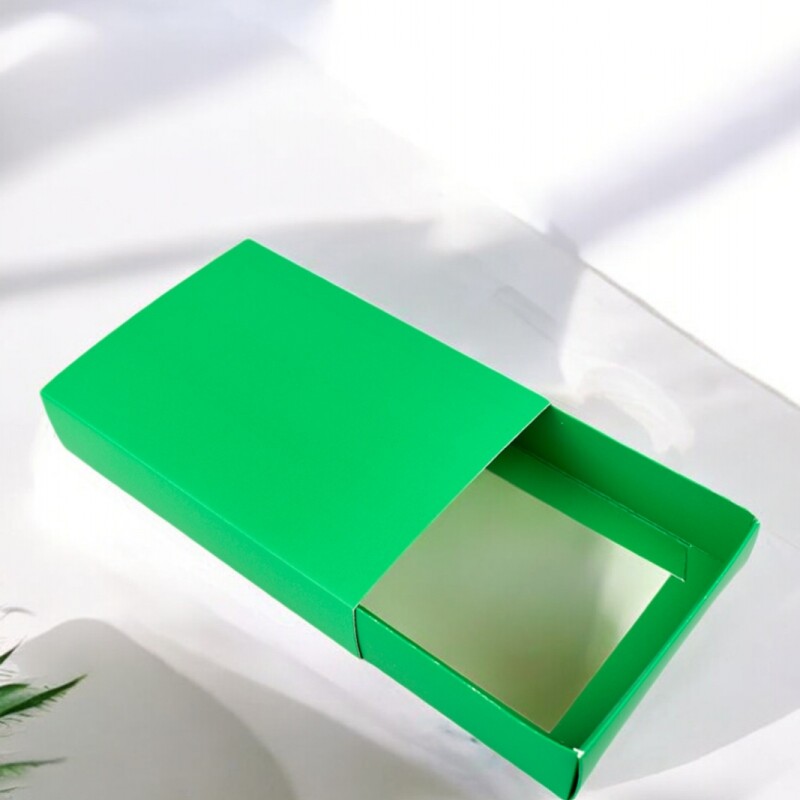 Caja 13 tipo caja fosforo 10x14x3 cm. VERDE BENETTON