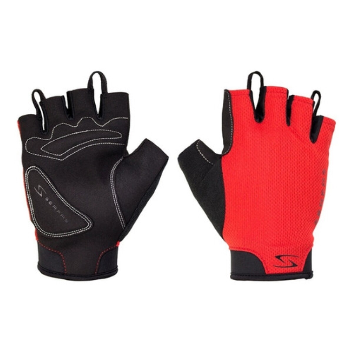 Guantes Ciclista Cortos Serfas Starter - Rojo 