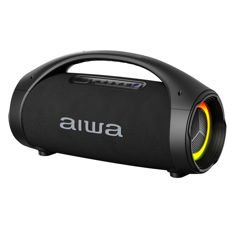 Parlante Portátil Bluetooth AIWA 500W PMPO con función TWS y luces LED Parlante Portátil Bluetooth AIWA 500W PMPO con función TWS y luces LED