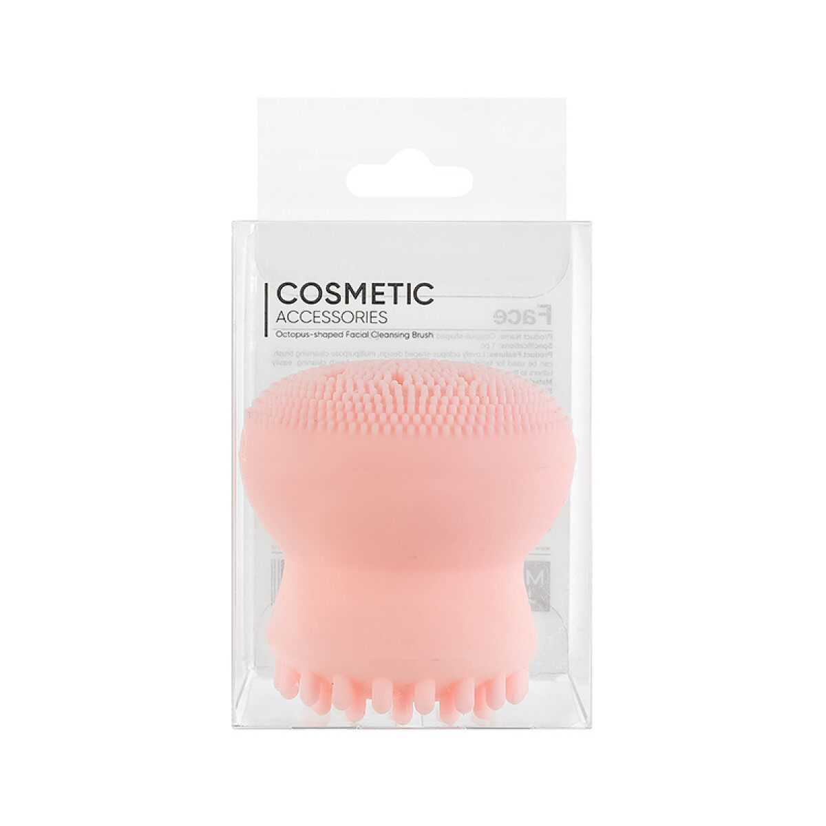 Cepillo limpieza facial octopus - Rosa 