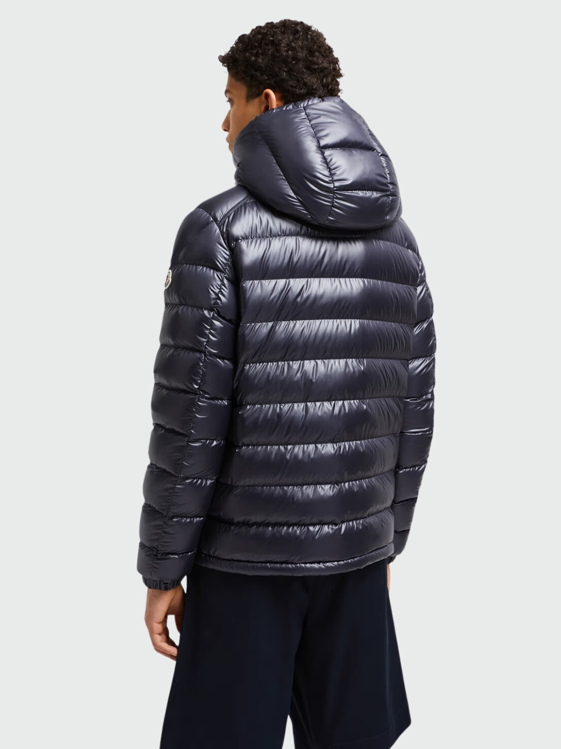 Moncler - Chaqueta rellena de plumas Doble Capucha, Besines Azul