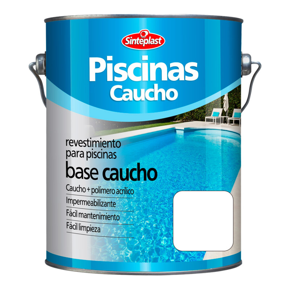 Sinteplast Piscinas Caucho - Blanco 