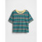 SS BOXY STRIPE ICON TEE BALSAM