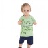Conj. para bebes (camiseta y shorts) VERDE