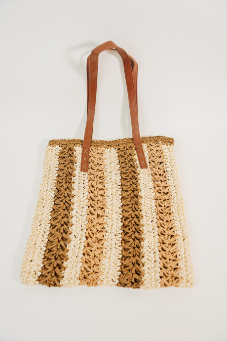 Cartera 11228-1 Rafia Estampado 2