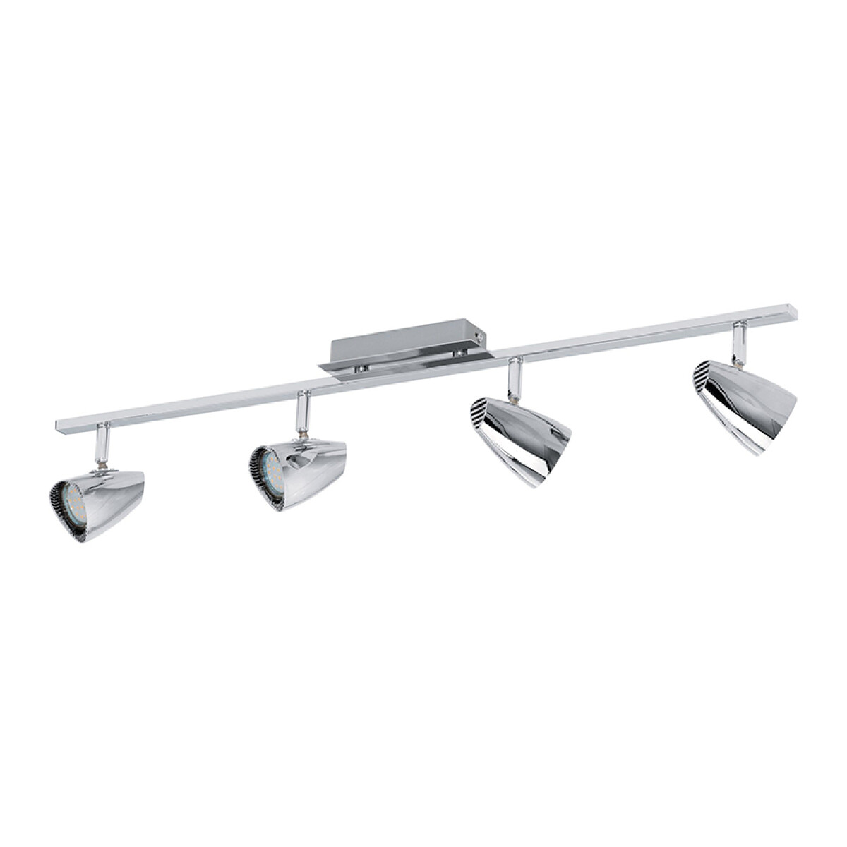Spot varal cromo 4XGU10 inclui. 2,8W 3000K CORBERA - EG2236 