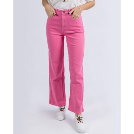 Pantalón twill UFO Paris rosado Rosa chicle