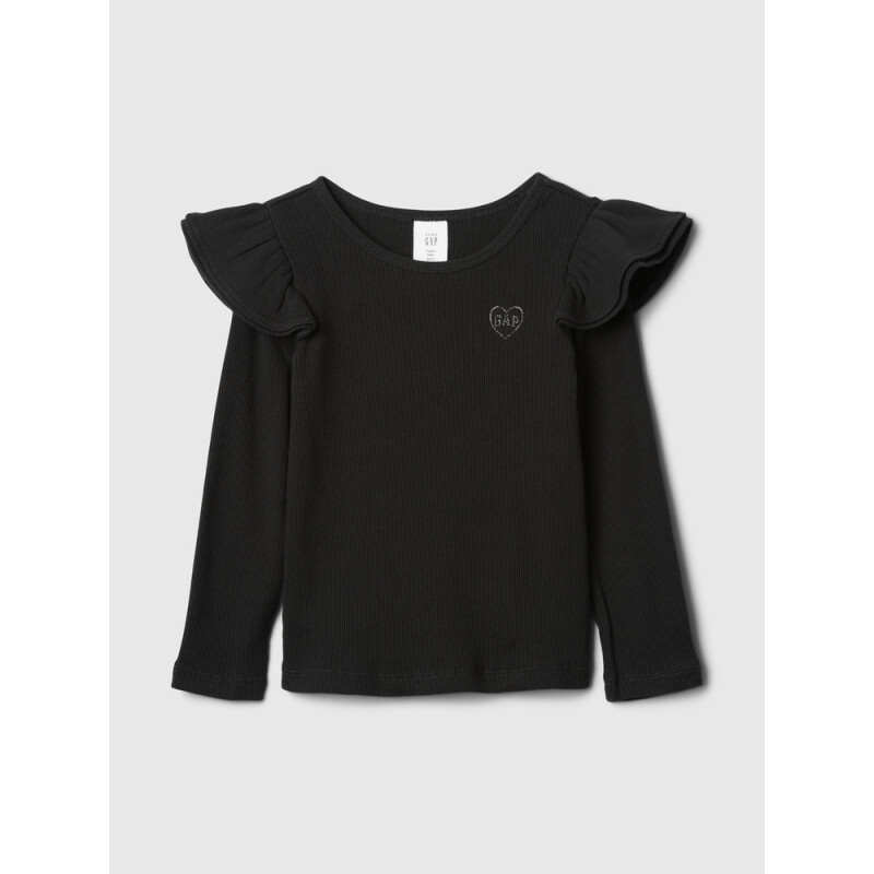 V-JPN LS RFL RIB T BLACK