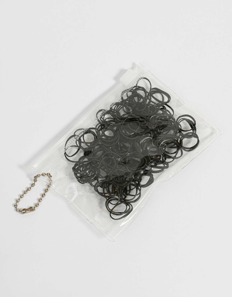 Set De Gomitas Elásticas - Negro 