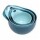 Set Tazas Medidoras 4 en 1 Repostería Cocina en Plástico Azul