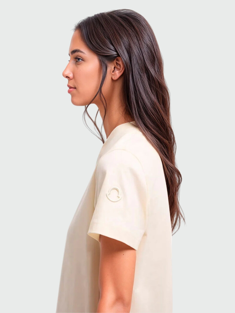 MONCLER - Remera de Algodón con Logo 