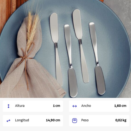 Espatula de Manteca Cosmos Acero Inoxidable Tramontina Espatula de Manteca Cosmos Acero Inoxidable Tramontina