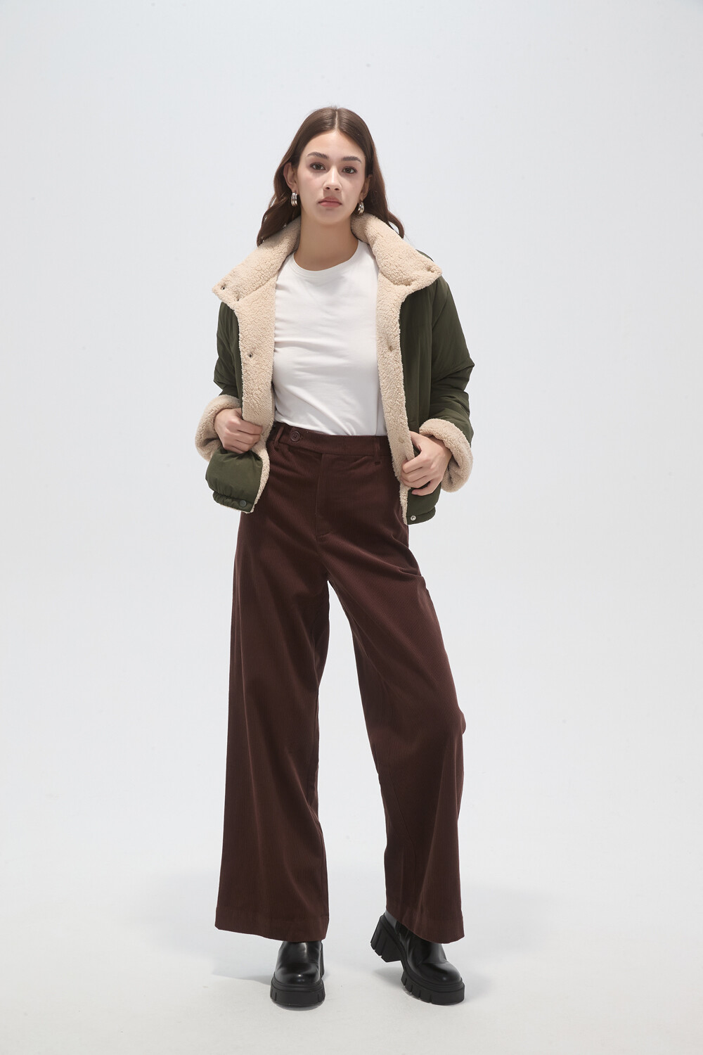 Campera Luena Verde Oliva Oscuro