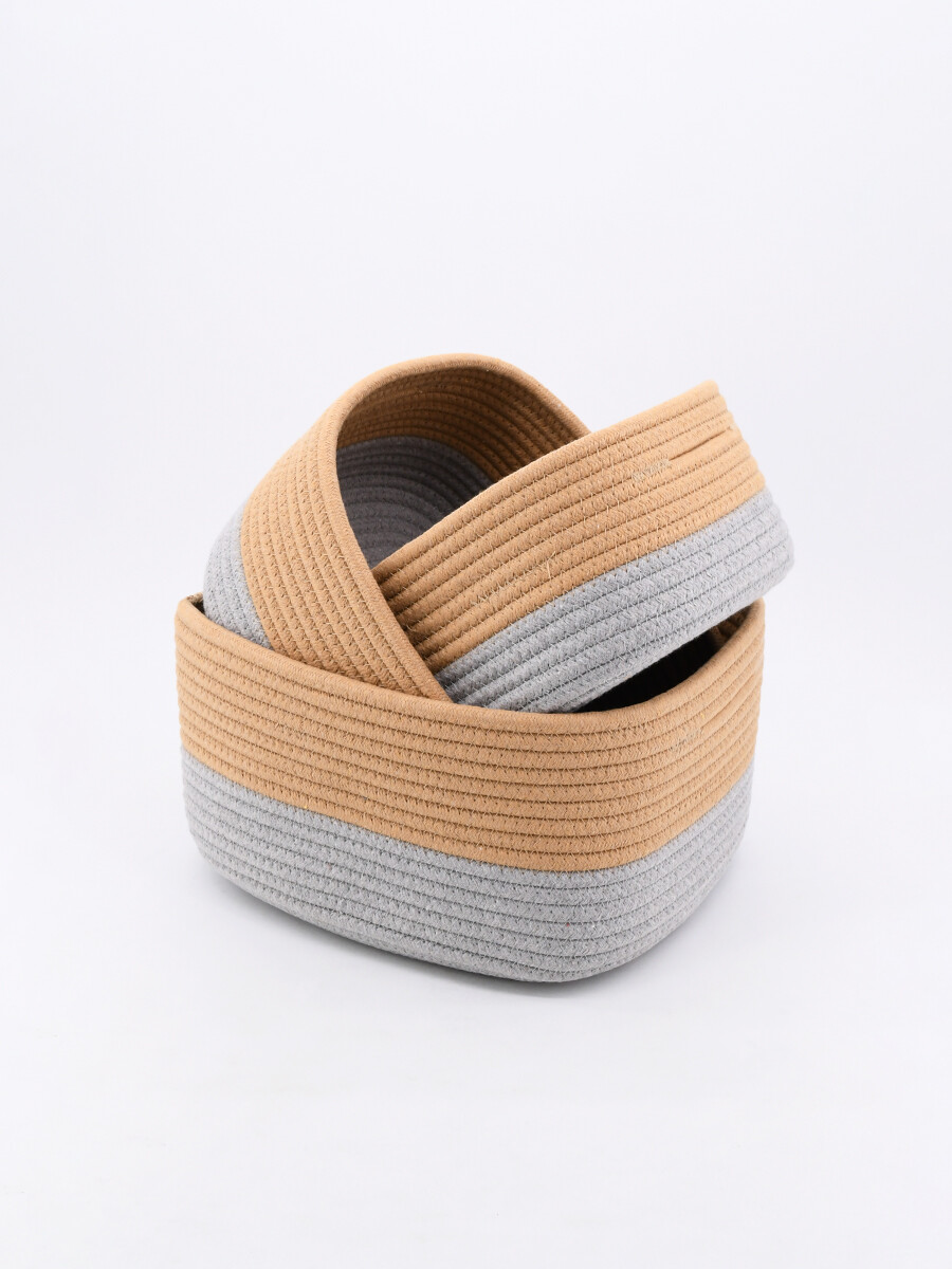 SET DE CESTAS HOLBOX - BEIGE 