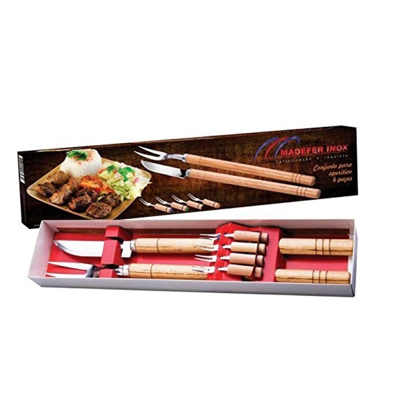 Set Asado 1 Cuchi,1Tene, 4 Tenedores SET ASADO 1 CUCHI,1TENE, 4 TENEDORES CH