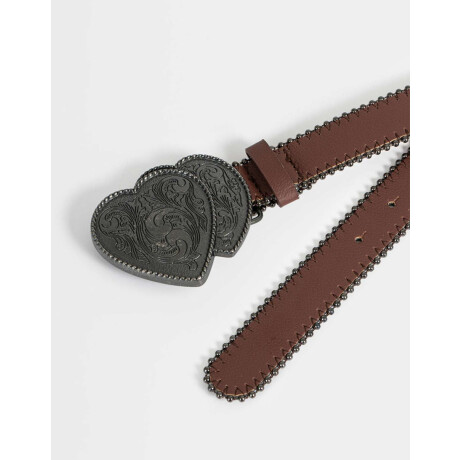 Cinturones Y Fajas Marron Chocolate