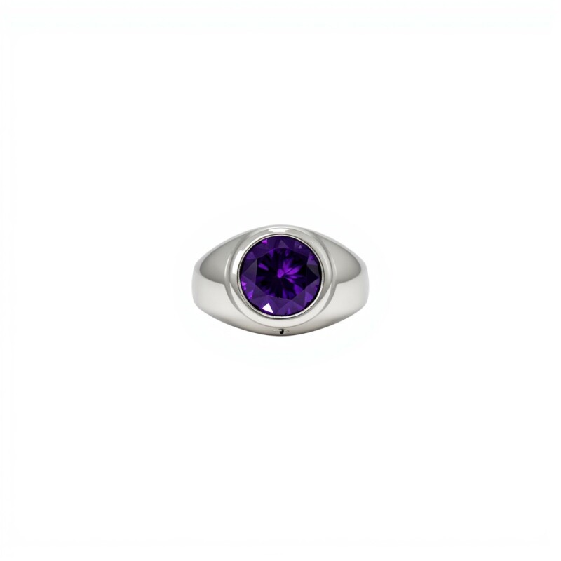 Anillo Circulo Zirconia . Plata 925 - AN4756 sinpiedra