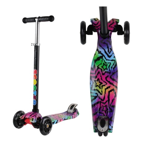 Tripatin Infantil Scooter Estampado Regulable con luz Tripatin Infantil Scooter Estampado Regulable con luz