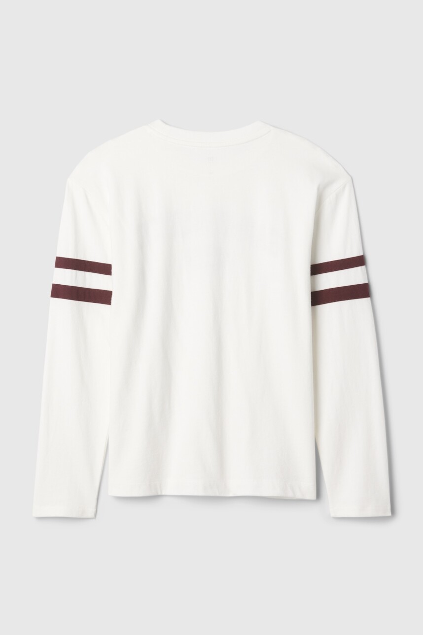 Remera Grafico Manga Larga Niño New Off White