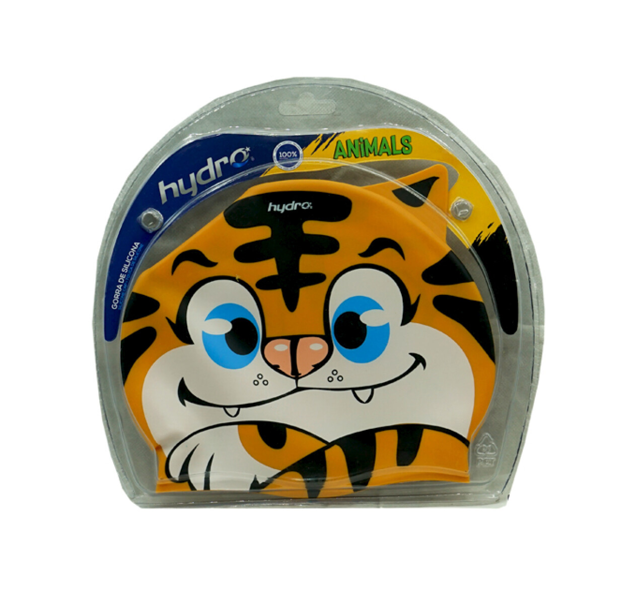 Gorra de Natación de Silicona animals Tigre 