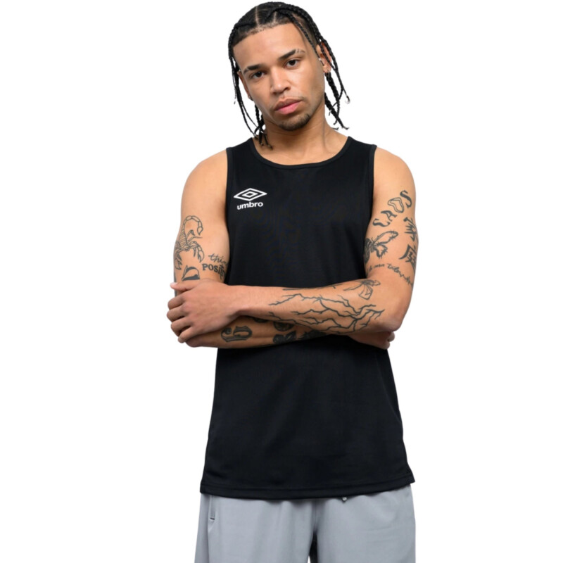 UMBRO MUSCULOSA BOLT Negro-blanco
