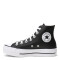 Championes Unisex Converse Plataforma Chuck Taylor Lift Negro - Blanco