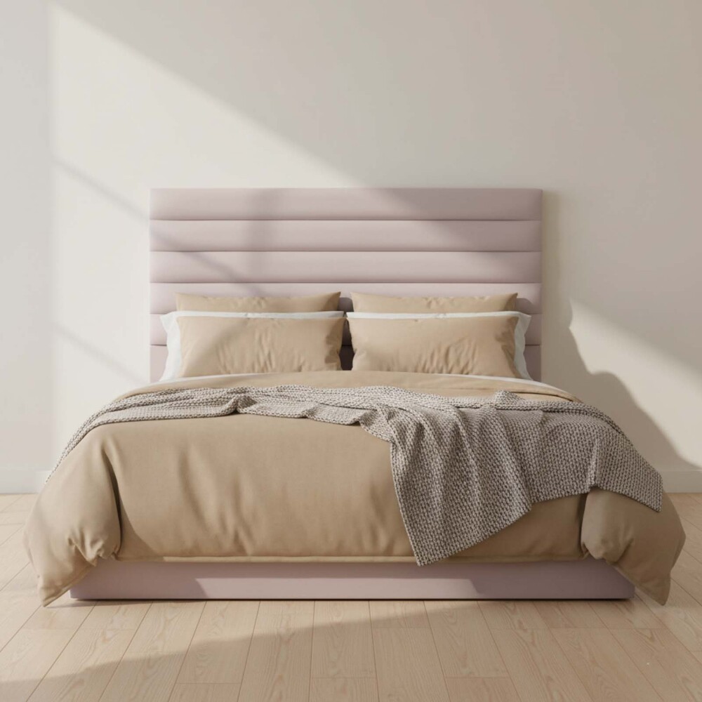 RESPALDO 1 1/2 PLAZA MADERA-Y-TELA NATURAL-BEIGE PERLA